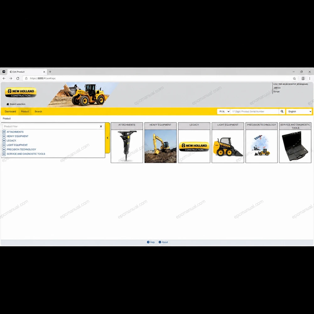 ETIM GO NEW HOLLAND CONSTRUCTION 8.18 screenshot 11