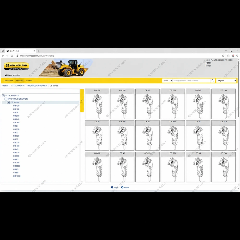 ETIM GO NEW HOLLAND CONSTRUCTION 8.18 screenshot 14