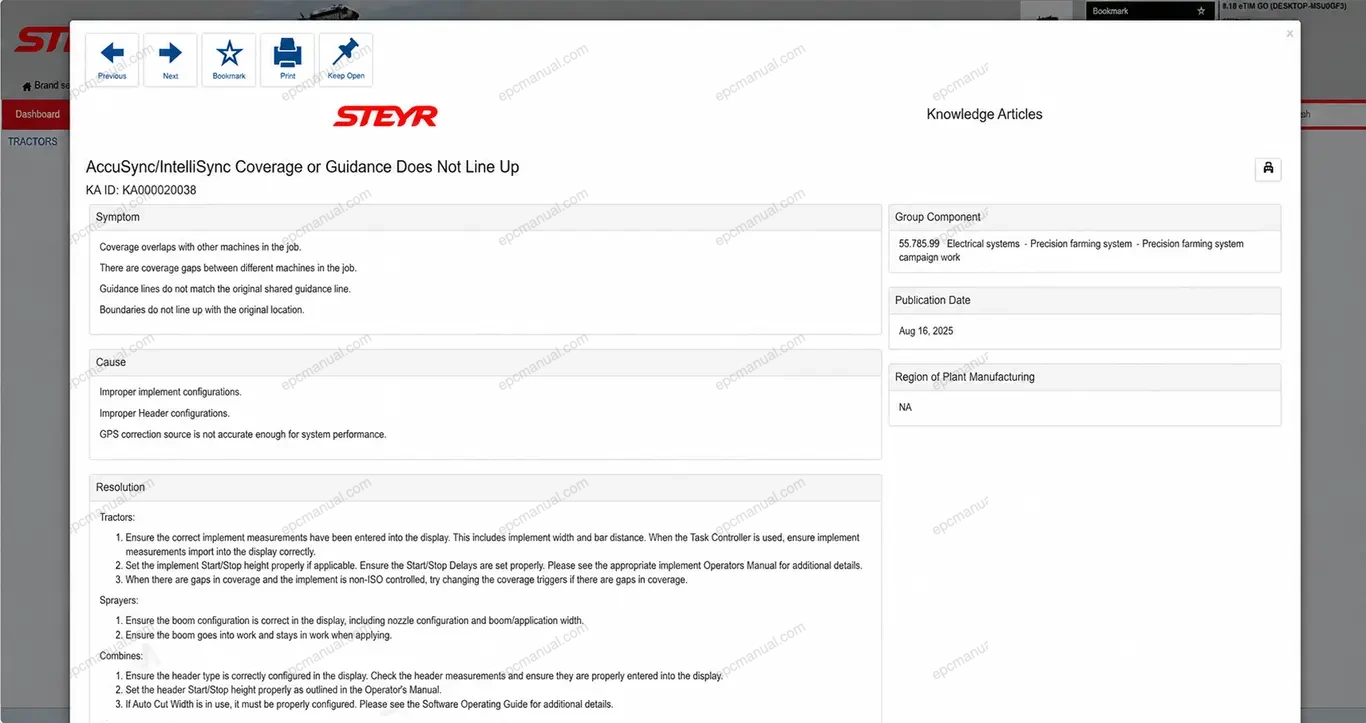 ETIM GO STEYR 818 screenshot 5