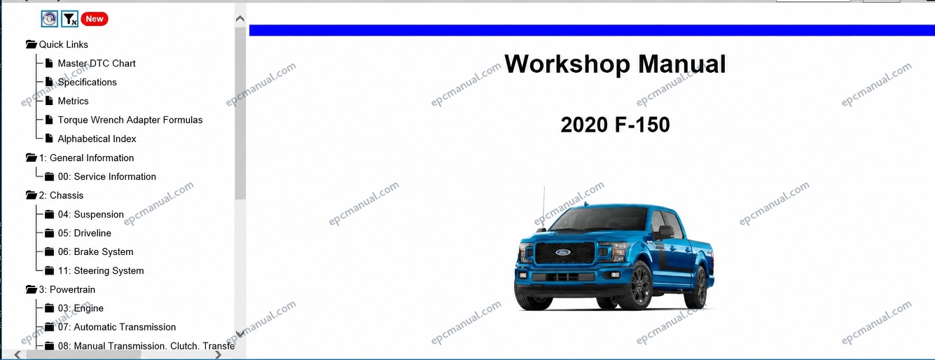 Ford Motorcraft Service Info Online Repair Manuals screenshot 5