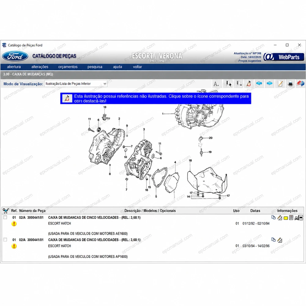 FORD WEBPARTS LATIN AMERICA 2020.02 screenshot 3