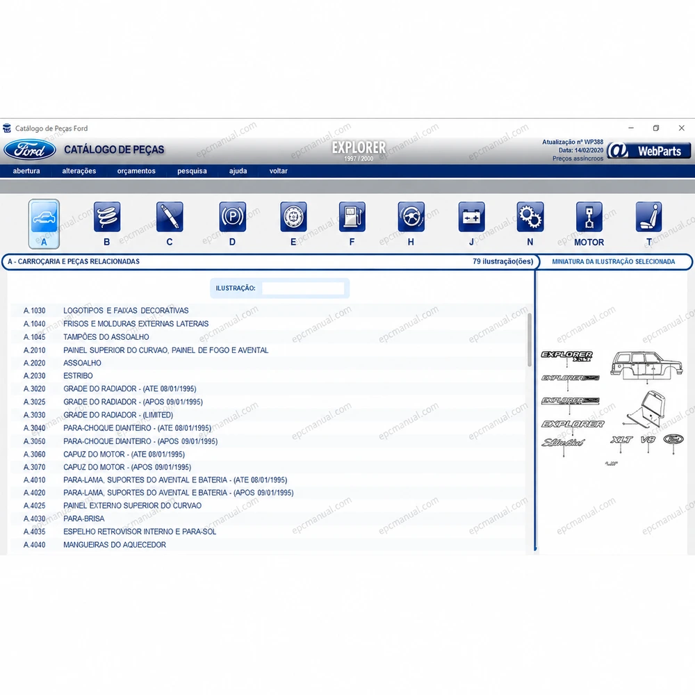 FORD WEBPARTS LATIN AMERICA 2020.02 screenshot 5