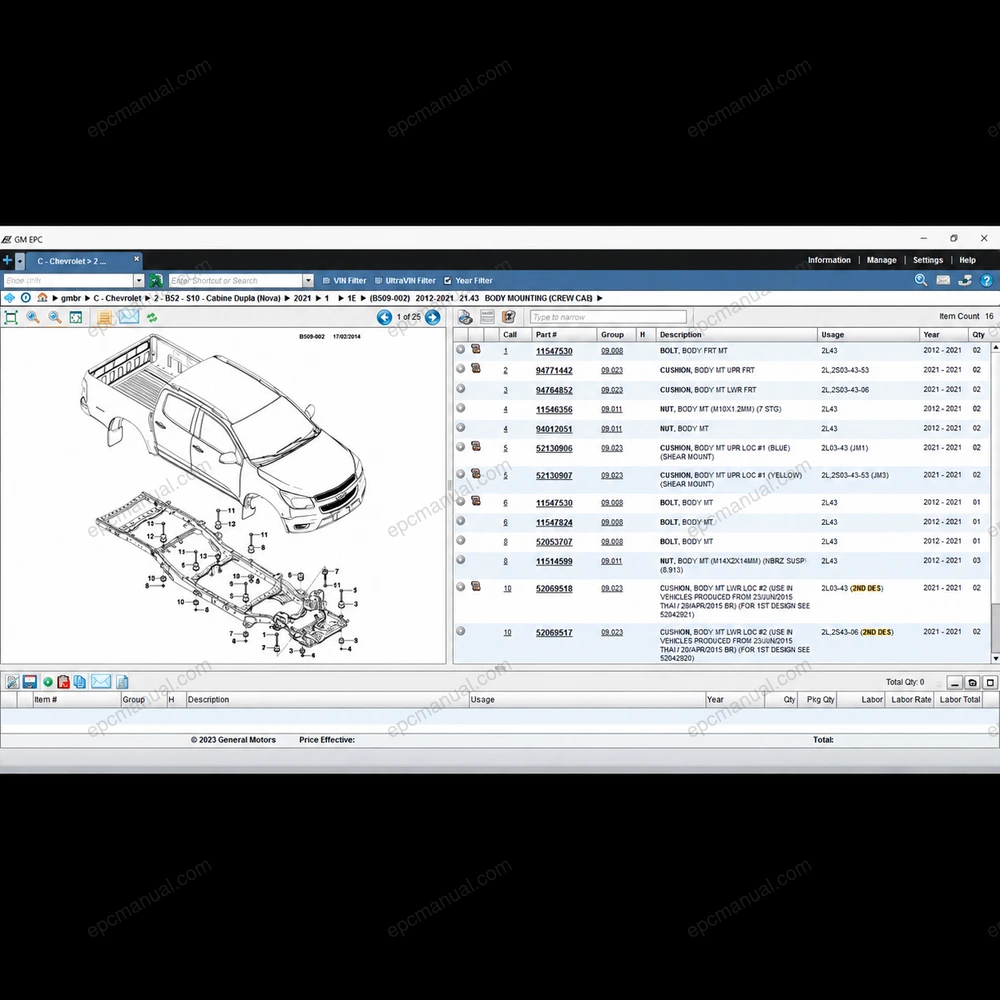 GENERAL MOTORS BRAZIL EPC 2020.10 screenshot 6