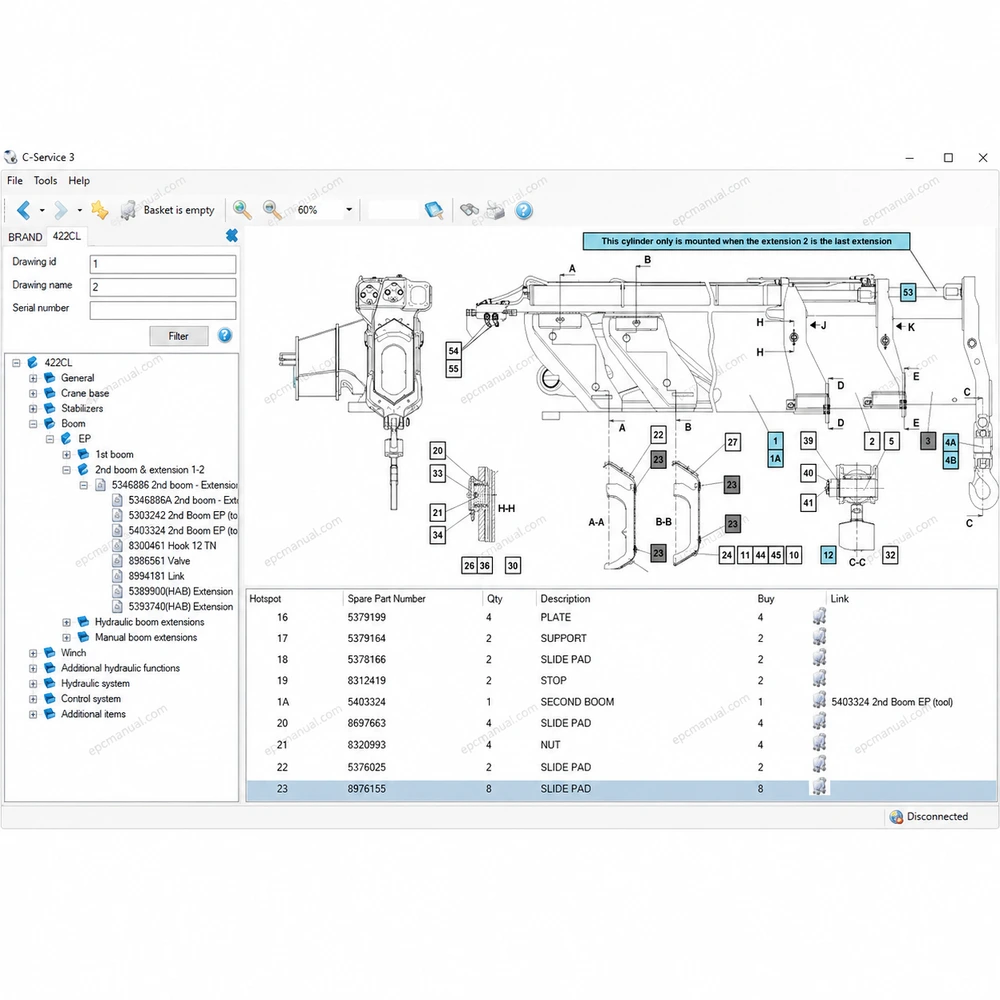 HIAB C-SERVICE 3.4 screenshot 2