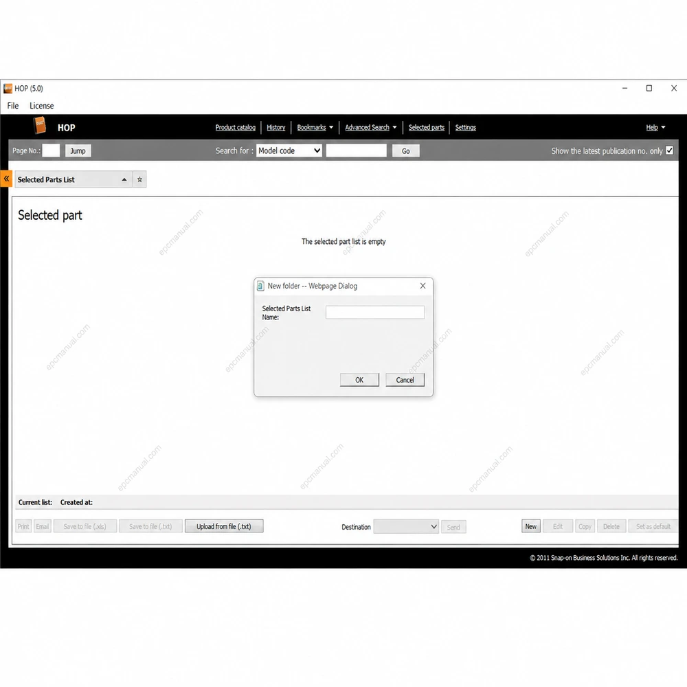 HITACHI HOP EPC 5 screenshot 4