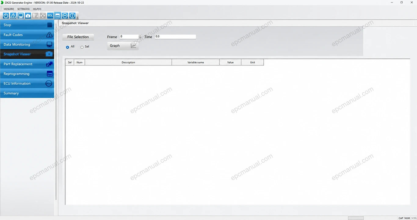 HYUNDAI INFRACORE DX22 GENSET 01.00 screenshot 8