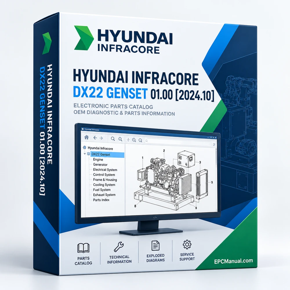 HYUNDAI INFRACORE DX22 GENSET 01.00