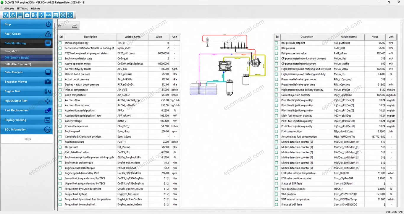 HYUNDAI INFRACORE SCR DL06-08 T4F ENGINE 03.02 screenshot 5