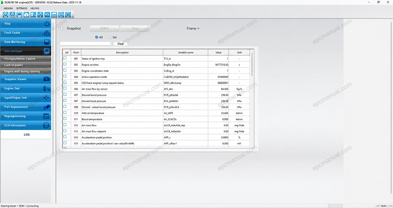 HYUNDAI INFRACORE SCR DL06-08 T4F ENGINE 03.02 screenshot 6