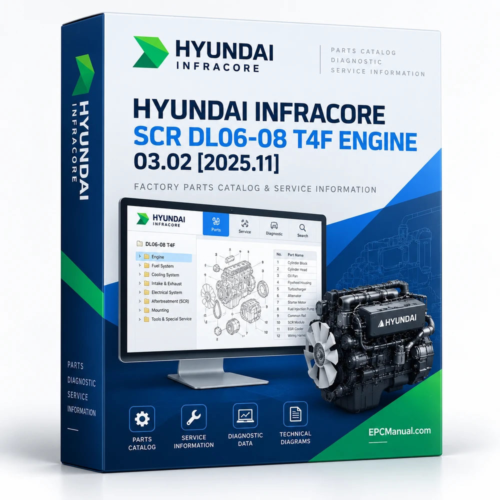 HYUNDAI INFRACORE SCR DL06-08 T4F ENGINE 03.02