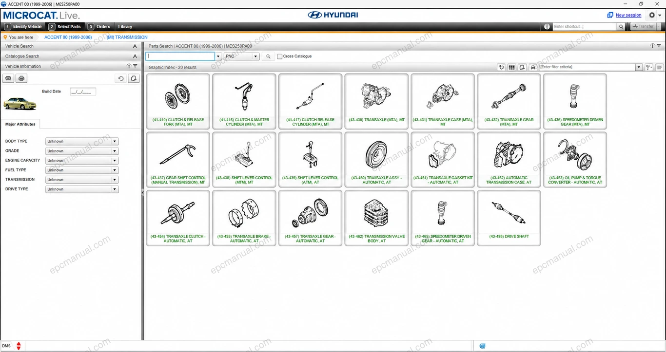 HYUNDAI SPARE MAP EPC 30 screenshot 7
