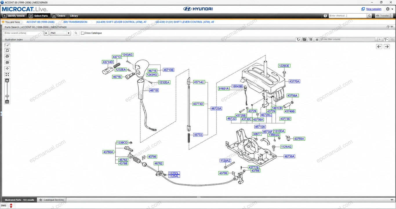 HYUNDAI SPARE MAP EPC 30 screenshot 8