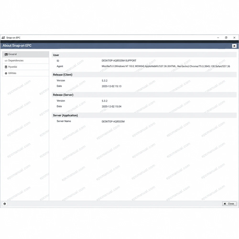 HYUNDAI SNAP-ON EPC NORTH AMERICA 2021.05 screenshot 8