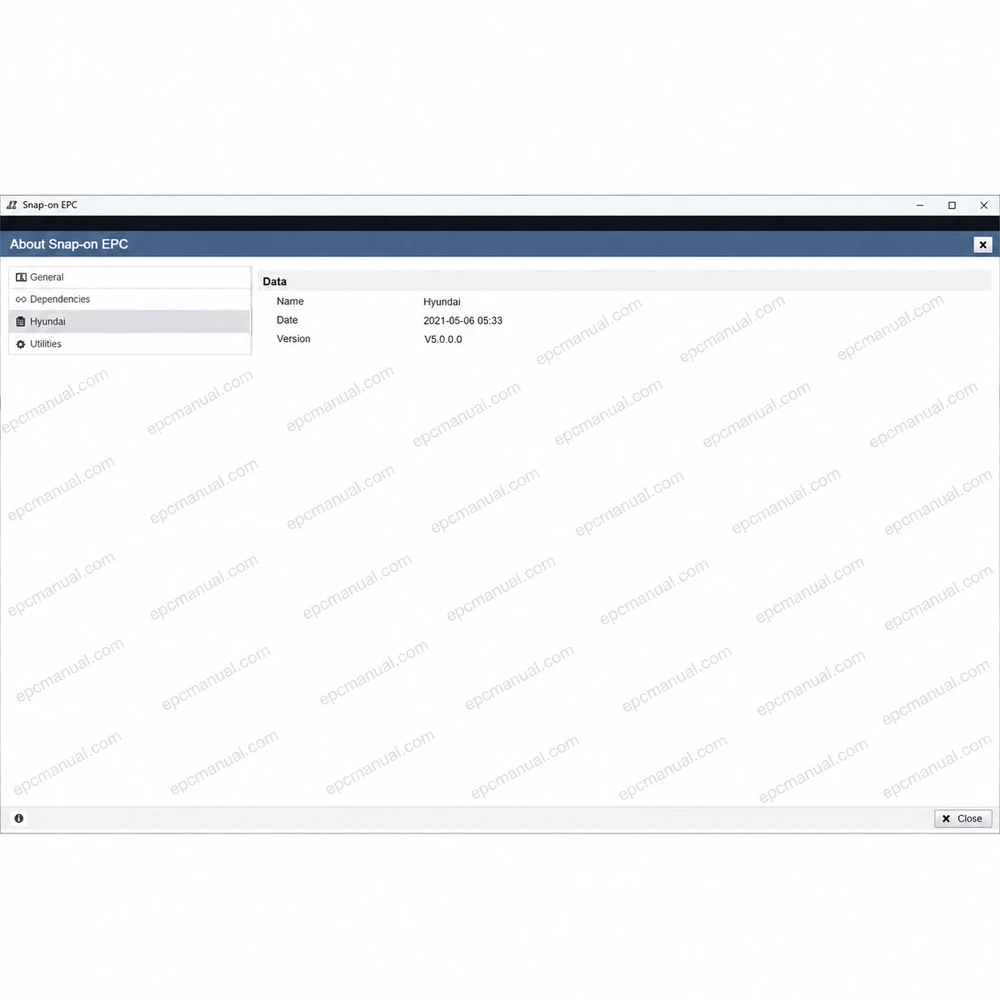 HYUNDAI SNAP-ON EPC NORTH AMERICA 2021.05 screenshot 9