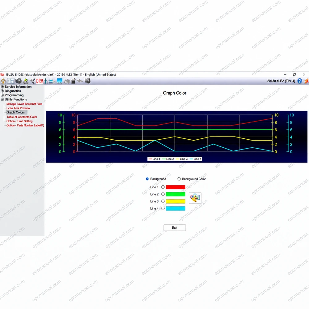 ISUZU E-IDSS DIAGNOSTIC SERVICE SYSTEM 2025.06 screenshot 7