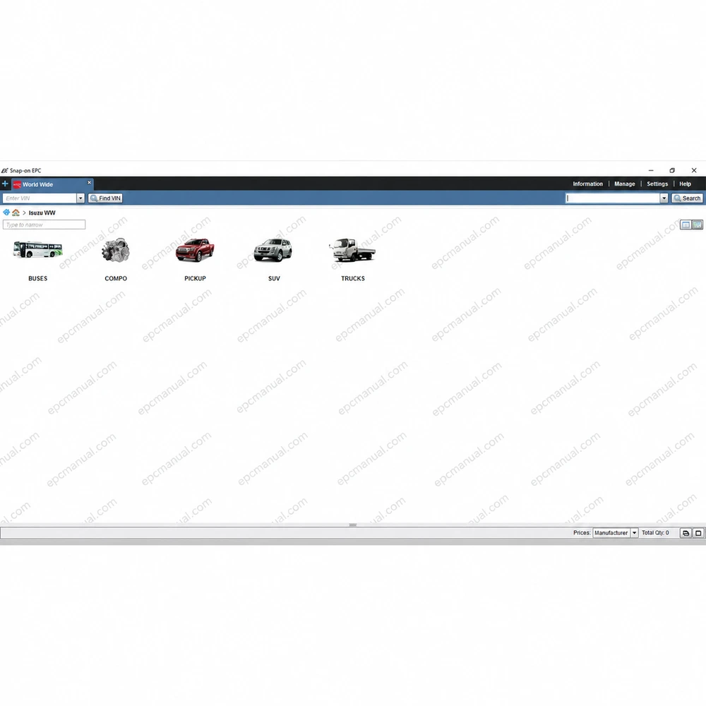 ISUZU WORLD WIDE EPC 2018.09 screenshot 3