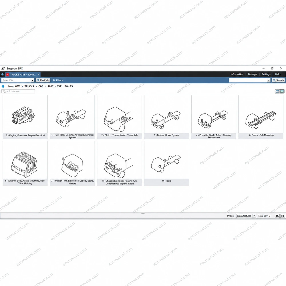 ISUZU WORLD WIDE EPC 2018.09 screenshot 6