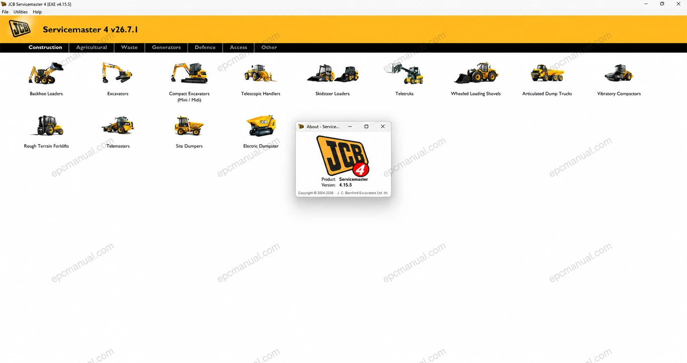 JCB SERVICEMASTER JCBS UNPACKER screenshot 3