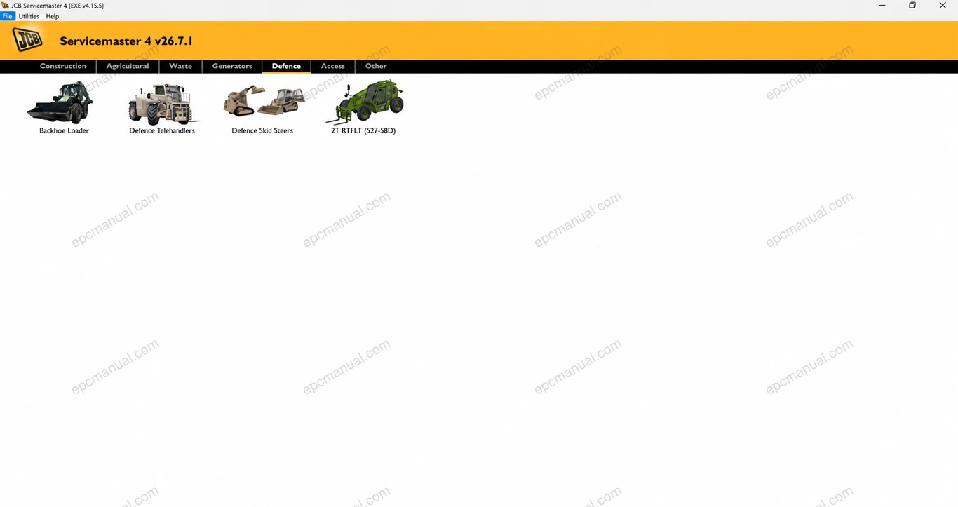 JCB SERVICEMASTER JCBS UNPACKER screenshot 5