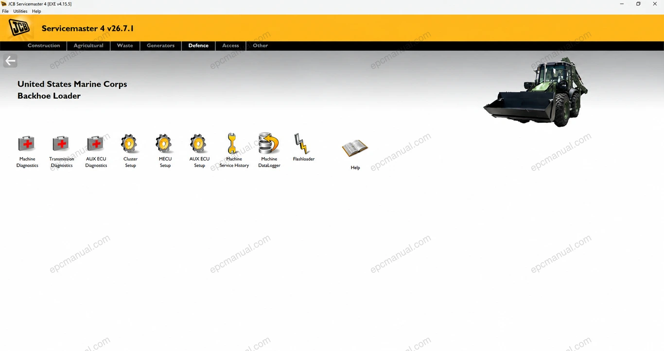 JCB SERVICEMASTER JCBS UNPACKER screenshot 6