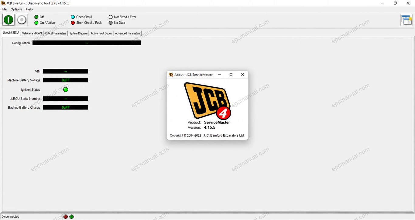 JCB SERVICEMASTER JCBS UNPACKER screenshot 7