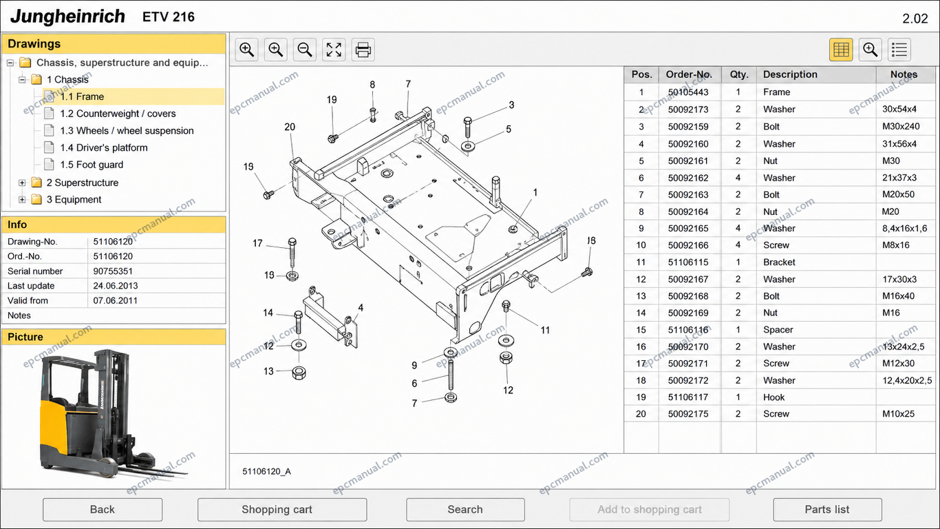 Jungheinrich – JETI Forklift ET-SH Parts & Service Manual 2026 - Image 7