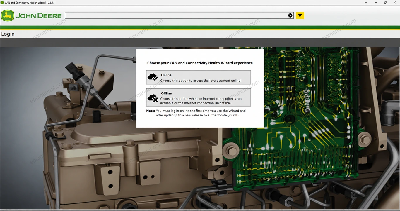 JOHN DEERE CAN AND CONNECTIVITY HEALTH WIZARD 12147 screenshot 2