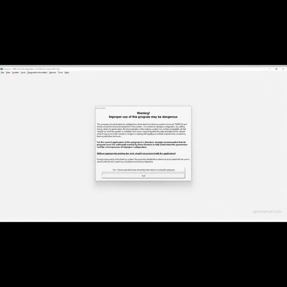 KNORR-BREMSE DIAGNOSTICS SYSTEMS 2.6.7.3 screenshot 13