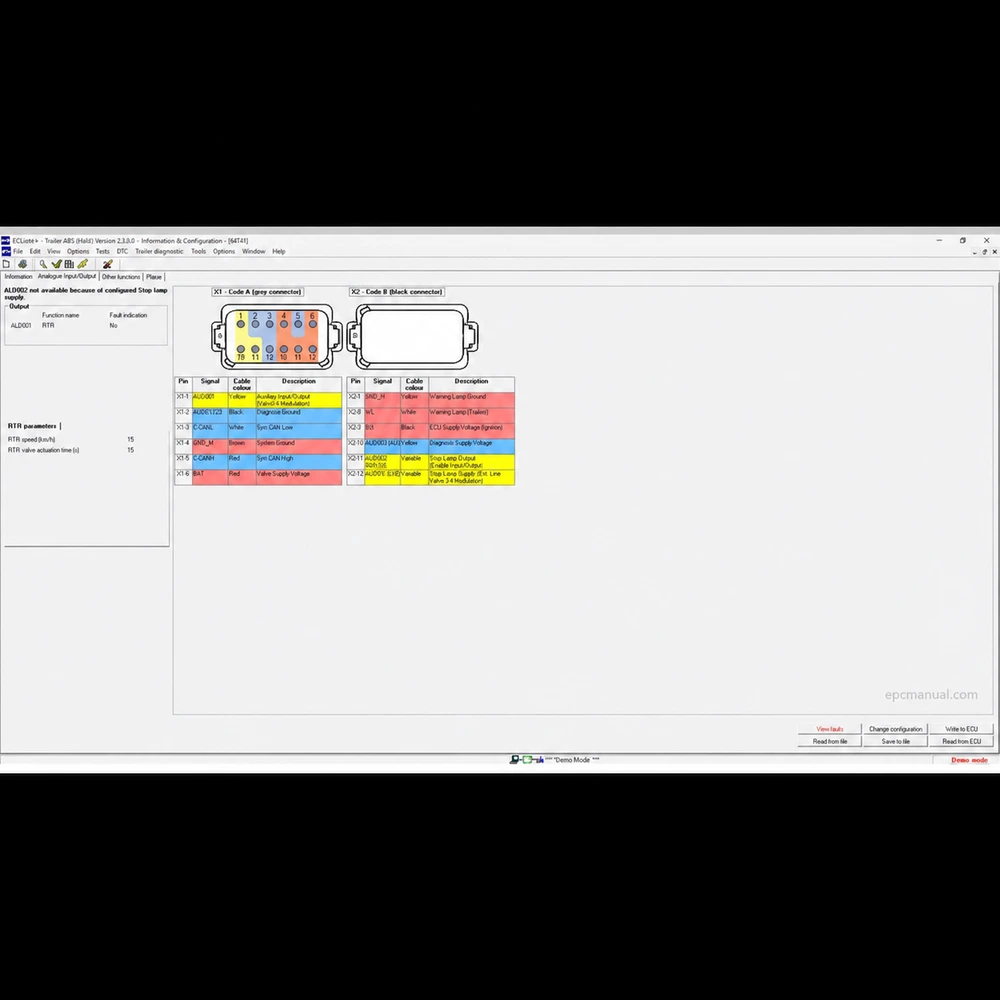 KNORR-BREMSE DIAGNOSTICS SYSTEMS 2.6.7.3 screenshot 15
