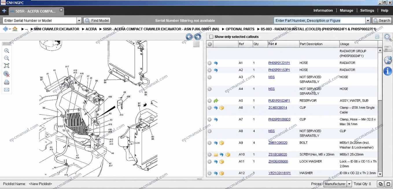 Kobelco EPC 2015 Parts Catalog - Image 7