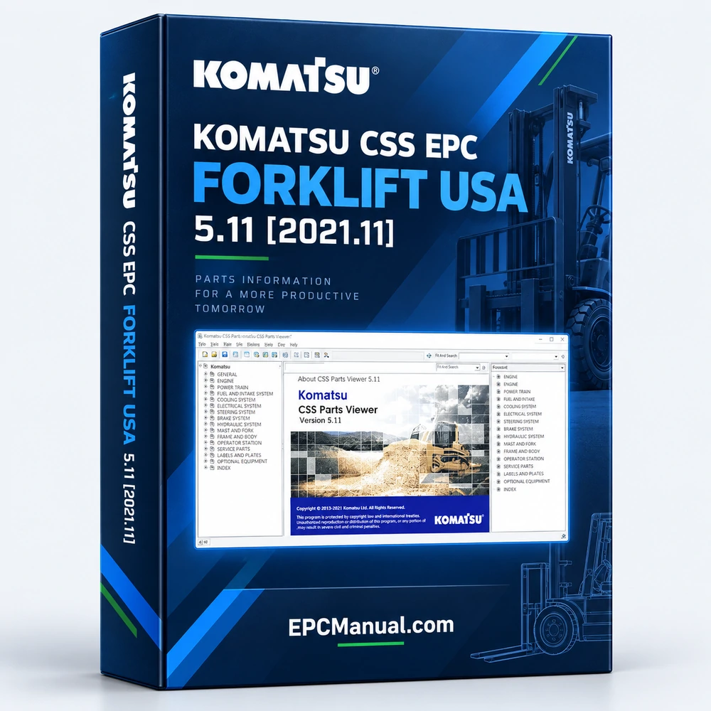 KOMATSU CSS EPC FORKLIFT USA 5.11