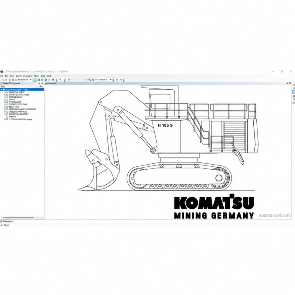KOMATSU CSS EPC MINING EXCAVATOR 2022.05 screenshot 3