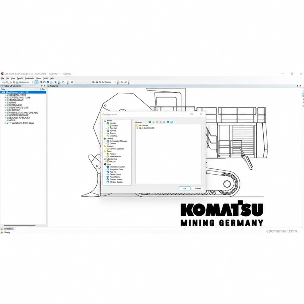 KOMATSU CSS EPC MINING EXCAVATOR 2022.05 screenshot 4