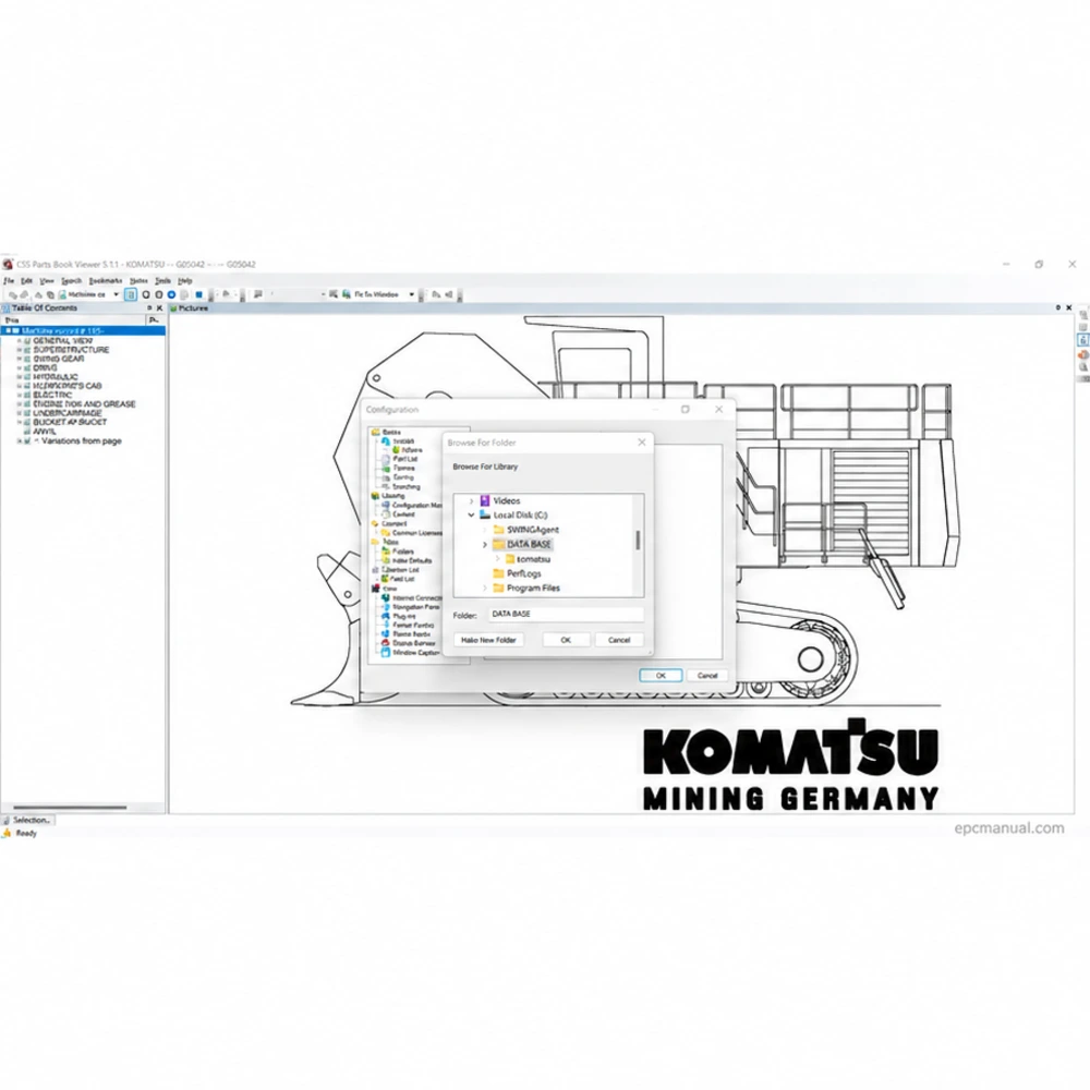KOMATSU CSS EPC MINING EXCAVATOR 2022.05 screenshot 5