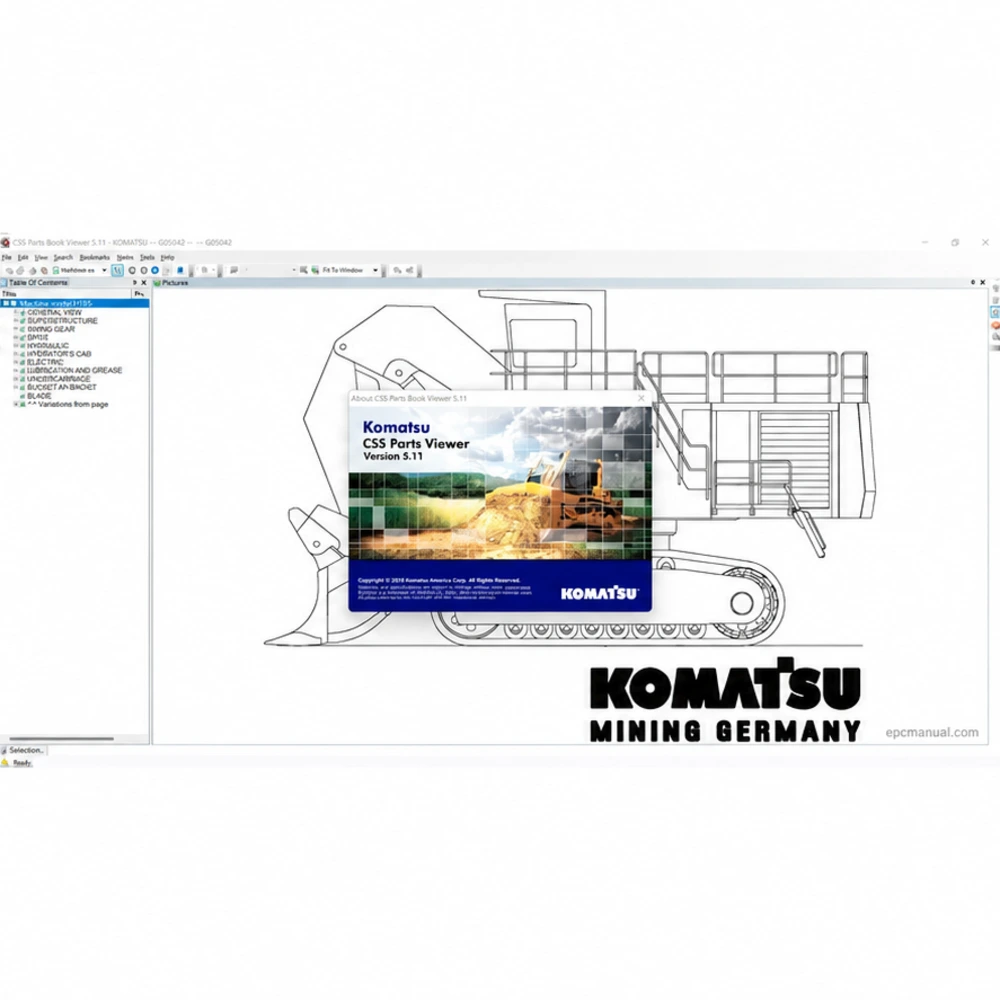 KOMATSU CSS EPC MINING EXCAVATOR 2022.05 screenshot 7