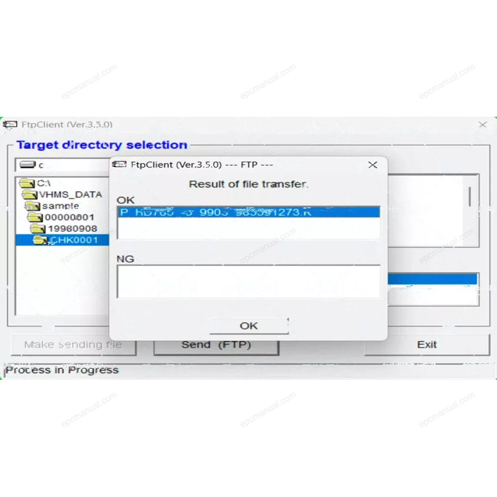 KOMATSU VHMS TECHNICAL ANALYSIS TOOL BOX 3.05.00 screenshot 5