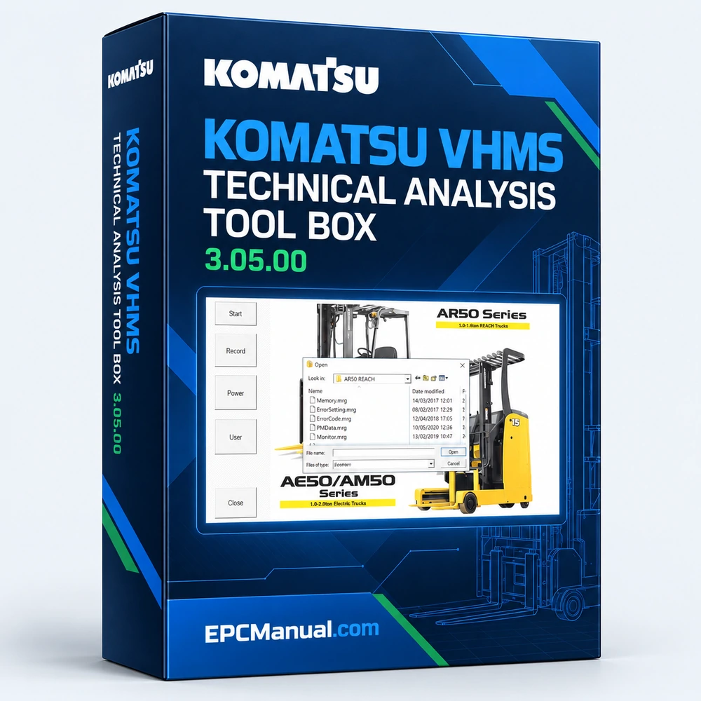 KOMATSU VHMS TECHNICAL ANALYSIS TOOL BOX 3.05.00