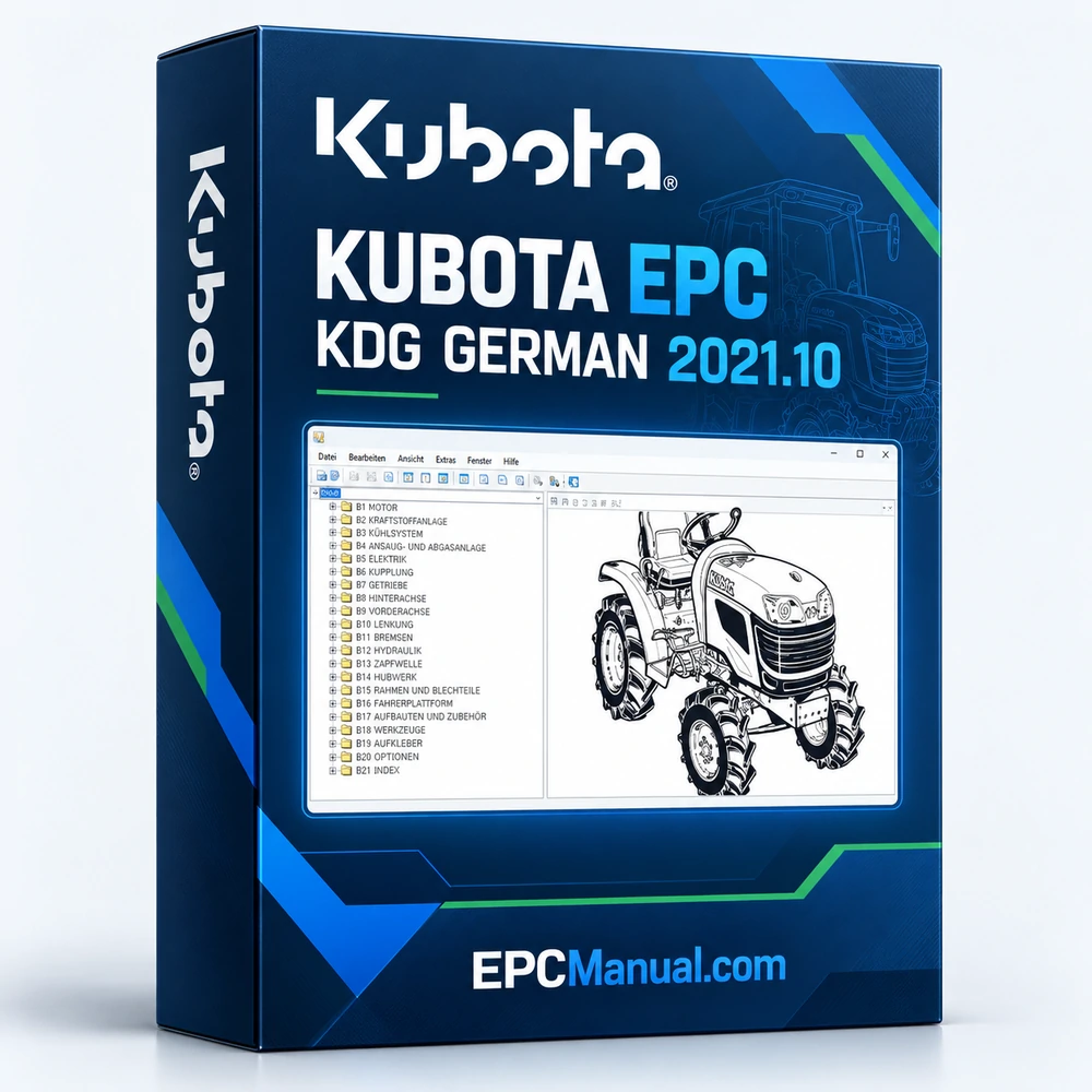 KUBOTA EPC KDG GERMAN 2021.10