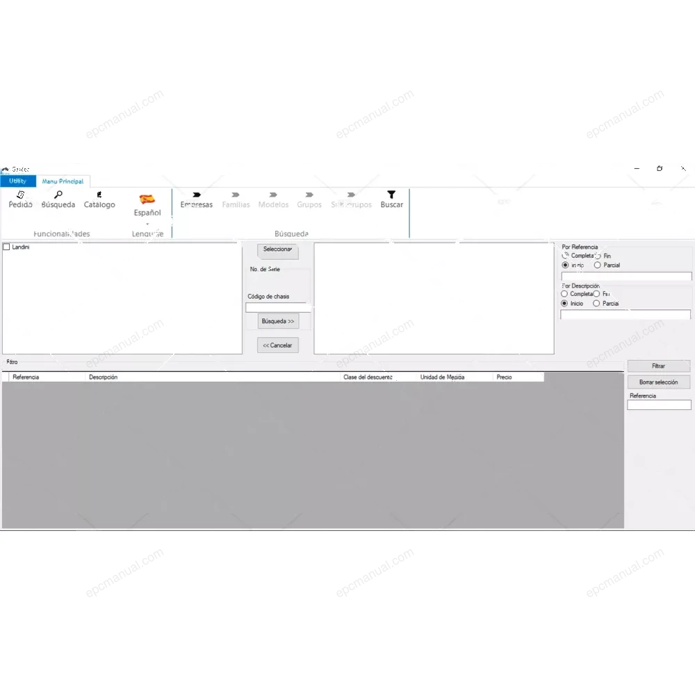 LANDINI EPC GALILEO 8.0 screenshot 4