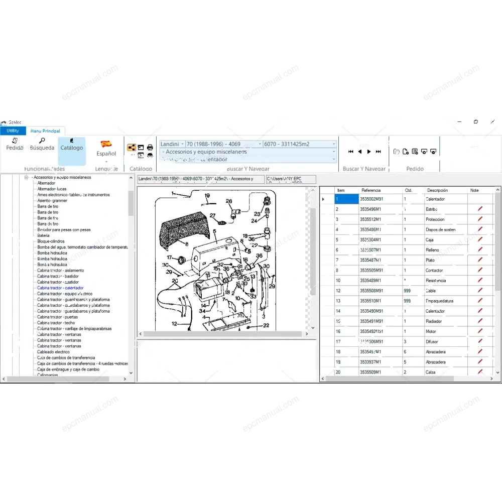 LANDINI EPC GALILEO 8.0 screenshot 5