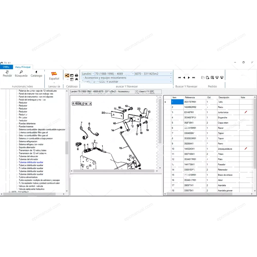 LANDINI EPC GALILEO 8.0 screenshot 6