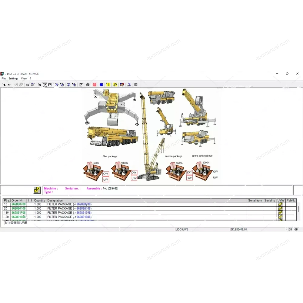 LIEBHERR LIDOS CRANES LWE 2023.03 screenshot 9