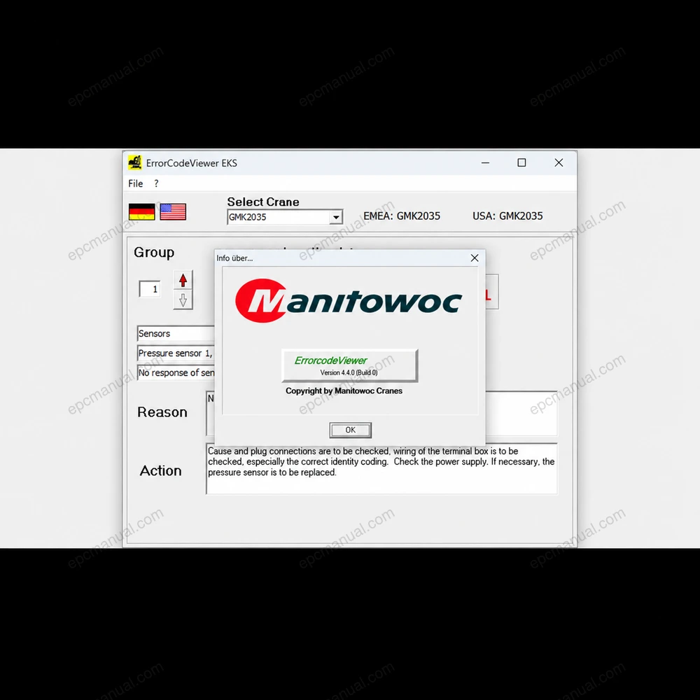 MANITOWOC ERROR CODE VIEWER 4.4.0 screenshot 3