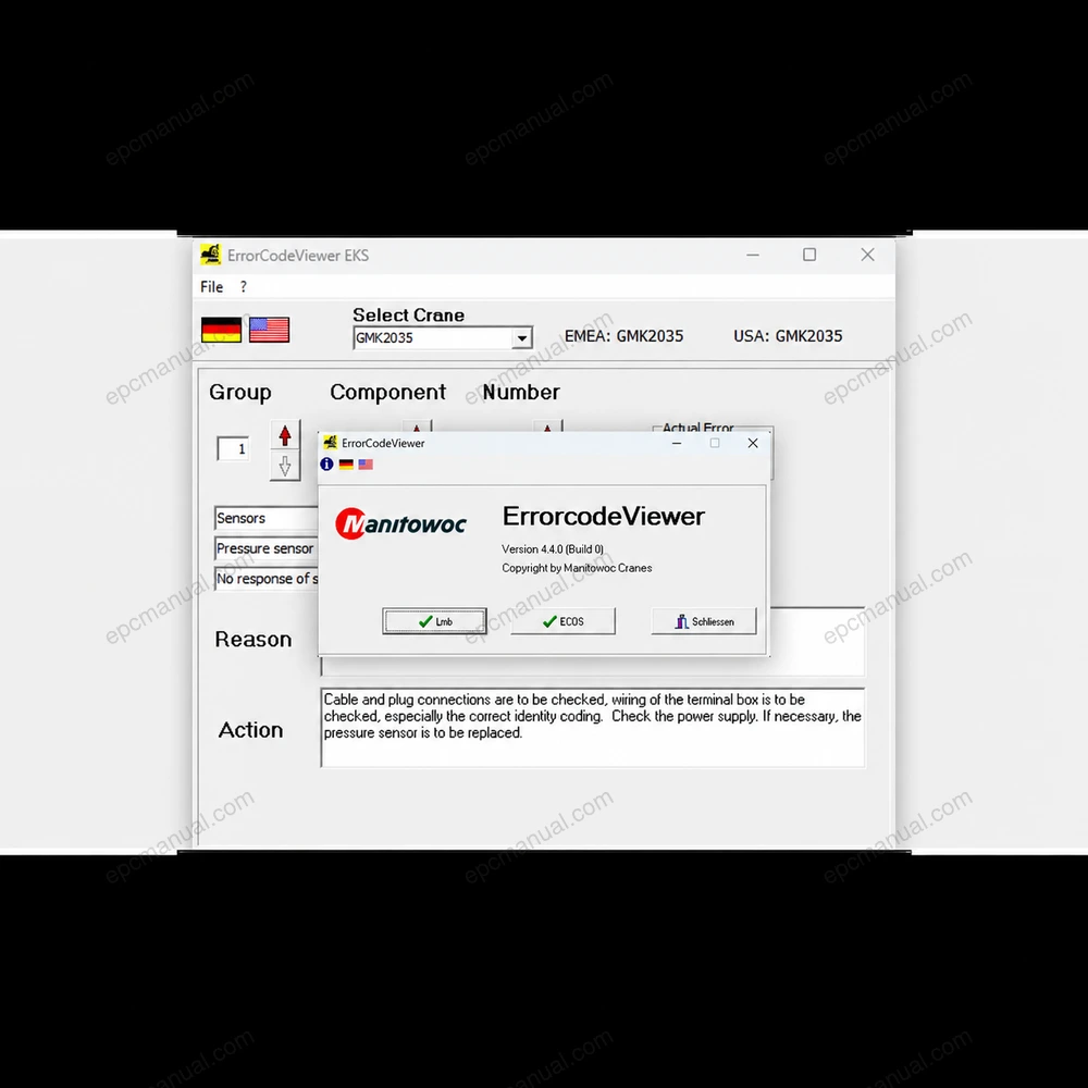 MANITOWOC ERROR CODE VIEWER 4.4.0 screenshot 4