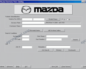 Mazda EPC Europe 2020 Parts Catalog