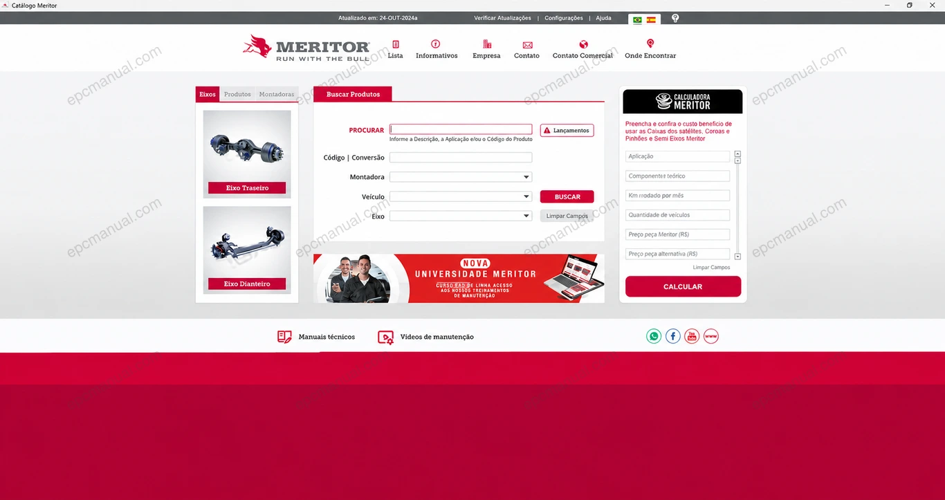 MERITOR PARTS CATALOG screenshot 2