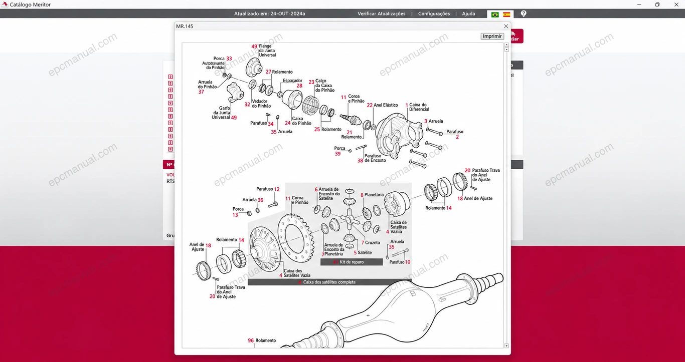 MERITOR PARTS CATALOG screenshot 4