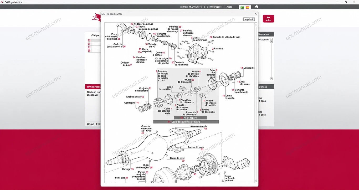 MERITOR PARTS CATALOG screenshot 7
