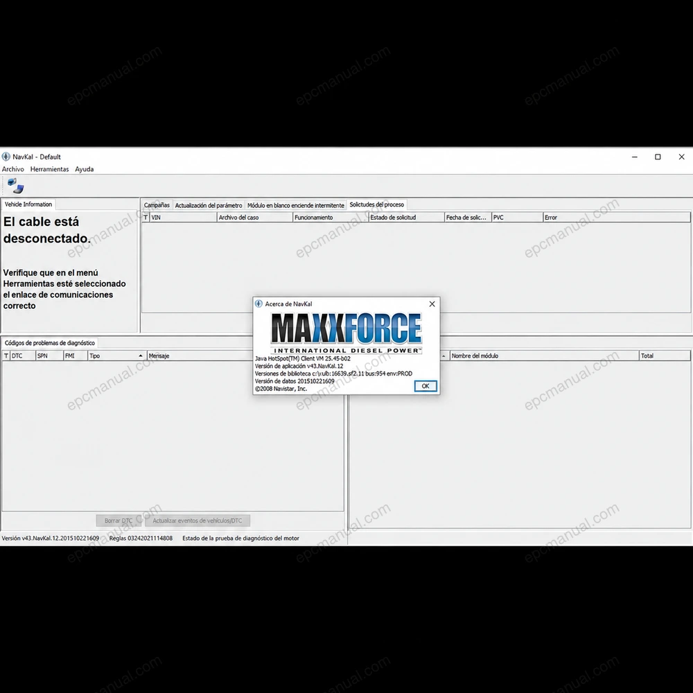 NAVISTAR SERVICEMAXX NAVKAL 4312 screenshot 6