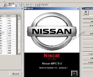 Nissan Niscat EPC Spain Parts Catalog